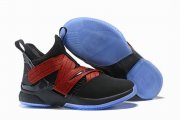 Wholesale Cheap Nike Lebron James Soldier 12 Shoes Red Black