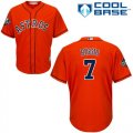 Wholesale Cheap Astros #7 Craig Biggio Orange New Cool Base 2019 World Series Bound Stitched MLB Jersey
