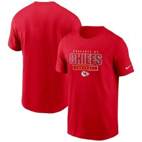 Wholesale Cheap Kansas City Chiefs Nike Team Property Of Essential T-Shirt Red