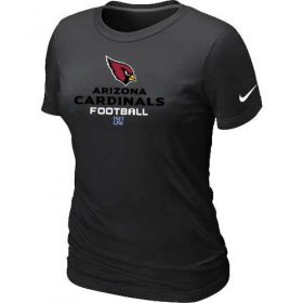 Wholesale Cheap Women\'s Nike Arizona Cardinals Critical Victory NFL T-Shirt Black