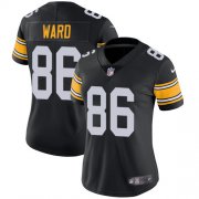 Wholesale Cheap Nike Steelers #86 Hines Ward Black Alternate Women's Stitched NFL Vapor Untouchable Limited Jersey