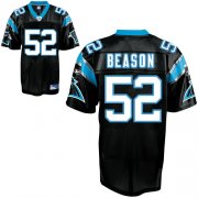 Wholesale Cheap Panthers #52 Jon Beason Black Stitched NFL Jersey