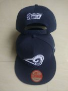 Wholesale Cheap Rams Team Logo Navy Adjustable Hat LT