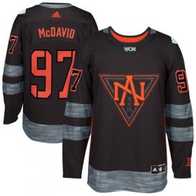 Wholesale Cheap Team North America #97 Connor McDavid Black 2016 World Cup Stitched NHL Jersey