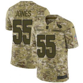 Wholesale Cheap Nike Cardinals #55 Chandler Jones Camo Men\'s Stitched NFL Limited 2018 Salute to Service Jersey