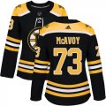 Wholesale Cheap Adidas Bruins #73 Charlie McAvoy Black Home Authentic Women's Stitched NHL Jersey