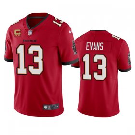 Wholesale Cheap Men\'s Tampa Bay Buccaneers 2022 #13 Mike Evans Red With 4-star C Patch Vapor Untouchable Limited Stitched NFL Jersey