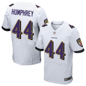Wholesale Cheap Nike Ravens #44 Marlon Humphrey White Men\'s Stitched NFL New Elite Jersey