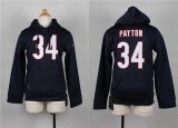 Wholesale Cheap Nike Bears #34 Walter Payton Navy Blue Youth Pullover NFL Hoodie