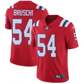 Wholesale Cheap Nike Patriots #54 Tedy Bruschi Red Alternate Men\'s Stitched NFL Vapor Untouchable Limited Jersey