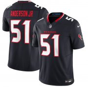 Cheap Men's Houston Texans #51 Will Anderson Jr. Navy 2024 Vapor F.U.S.E. Limited Football Stitched Jersey