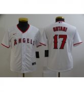 Wholesale Cheap Youth Nike Los Angeles Angels #17 Shohei Ohtani White Home Stitched Baseball Jersey