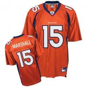 Wholesale Cheap Broncos #15 Brandon Marshall Orange Stitched NFL Jersey