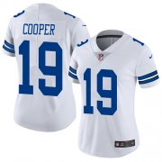 Wholesale Cheap Nike Cowboys #19 Amari Cooper White Women's Stitched NFL Vapor Untouchable Limited Jersey