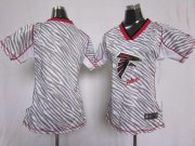Wholesale Cheap Nike Falcons Blank Zebra Women's Stitched NFL Elite Jersey