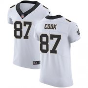 Wholesale Cheap Nike Saints #87 Jared Cook White Men's Stitched NFL Vapor Untouchable Elite Jersey