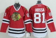 Wholesale Cheap Blackhawks #81 Marian Hossa Stitched Red Youth NHL Jersey
