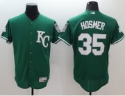 Wholesale Cheap Royals #35 Eric Hosmer Green Celtic Flexbase Authentic Collection Stitched MLB Jersey