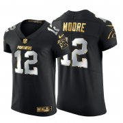 Wholesale Cheap Carolina Panthers #12 DJ Moore Men's Nike Black Edition Vapor Untouchable Elite NFL Jersey