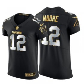 Wholesale Cheap Carolina Panthers #12 DJ Moore Men\'s Nike Black Edition Vapor Untouchable Elite NFL Jersey
