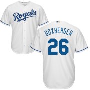 Wholesale Cheap Royals #26 Brad Boxberger White Cool Base Stitched MLB Jersey