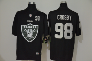 Wholesale Cheap Men's Las Vegas Raiders #98 Maxx Crosby Black 2020 Big Logo Number Vapor Untouchable Stitched NFL Nike Fashion Limited Jersey
