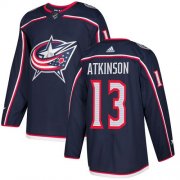 Wholesale Cheap Adidas Blue Jackets #13 Cam Atkinson Navy Blue Home Authentic Stitched Youth NHL Jersey