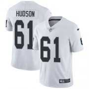 Wholesale Cheap Nike Raiders #61 Rodney Hudson White Youth Stitched NFL Vapor Untouchable Limited Jersey