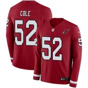 Wholesale Cheap Nike Cardinals #52 Mason Cole Red Team Color Men's Stitched NFL Limited Therma Long Sleeve Jersey