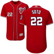 Wholesale Cheap Nationals #22 Juan Soto Red Flexbase Authentic Collection Stitched MLB Jersey