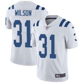 Wholesale Cheap Nike Colts #31 Quincy Wilson White Men\'s Stitched NFL Vapor Untouchable Limited Jersey