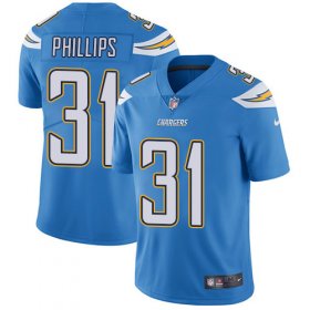 Wholesale Cheap Nike Chargers #31 Adrian Phillips Electric Blue Alternate Youth Stitched NFL Vapor Untouchable Limited Jersey