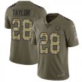 Wholesale Cheap Nike Colts #28 Jonathan Taylor Olive/Camo Men's Stitched NFL Limited 2017 Salute To Service Jersey