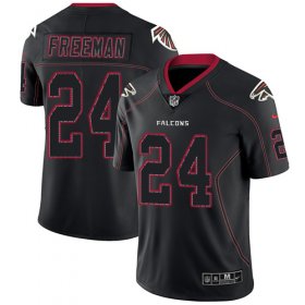 Wholesale Cheap Nike Falcons #24 Devonta Freeman Lights Out Black Men\'s Stitched NFL Limited Rush Jersey