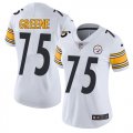 Wholesale Cheap Nike Steelers #75 Joe Greene White Women's Stitched NFL Vapor Untouchable Limited Jersey