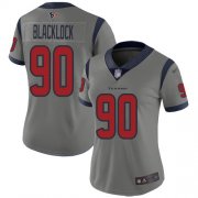 Wholesale Cheap Nike Texans #90 Ross Blacklock Gray Women's Stitched NFL Limited Inverted Legend Jersey