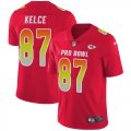 Wholesale Cheap Nike Chiefs #87 Travis Kelce Red Youth Stitched NFL Limited AFC 2019 Pro Bowl Jersey