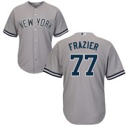 Wholesale Cheap New York Yankees #77 Clint Frazier Majestic Cool Base Jersey Gray