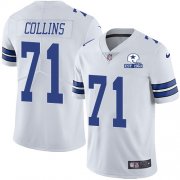 Wholesale Cheap Nike Cowboys #71 La'el Collins White Men's Stitched With Established In 1960 Patch NFL Vapor Untouchable Limited Jersey