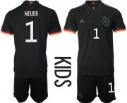 Wholesale Cheap 2021 European Cup Germany away Youth 1 soccer jerseys