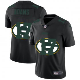 Wholesale Cheap Green Bay Packers #17 Davante Adams Men\'s Nike Team Logo Dual Overlap Limited NFL Jersey Black