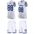 Wholesale Cheap Nike Cowboys #88 CeeDee Lamb White Team Color Men's Stitched NFL Limited Tank Top Suit Jersey