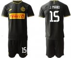 Wholesale Cheap Inter Milan #15 J.Mario Third Soccer Club Jersey