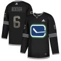 Wholesale Cheap Adidas Canucks #6 Brock Boeser Black_1 Authentic Classic Stitched NHL Jersey