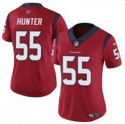 Cheap Women's Houston Texans #55 Danielle Hunter Red Vapor Untouchable Limited Stitched Jersey