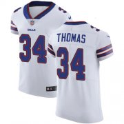 Wholesale Cheap Nike Bills #34 Thurman Thomas White Men's Stitched NFL Vapor Untouchable Elite Jersey