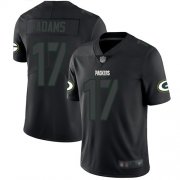 Wholesale Cheap Nike Packers #17 Davante Adams Black Men's Stitched NFL Limited Rush Impact Jersey