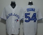 Wholesale Cheap Blue Jays #54 Roberto Osuna White New Cool Base Stitched MLB Jersey