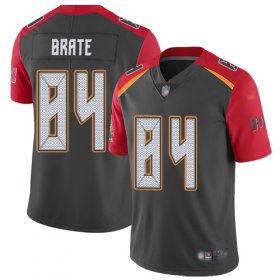 Wholesale Cheap Nike Buccaneers #84 Cameron Brate Gray Men\'s Stitched NFL Limited Inverted Legend Jersey