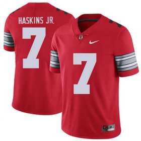 Wholesale Cheap Ohio State Buckeyes 7 Dwayne Haskins Jr Red 2018 Spring Game College Football Limited Jersey